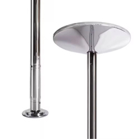 Poteau de danse premium amovible, réglable, en acier inoxydable, portable et robuste, pour la danse sur barre