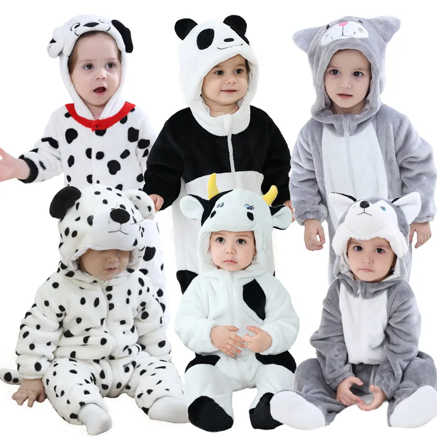 Wholesale New Design Baby Boy Girl Animal Clothes Outwear Toddler's Plush Halloween Costumes