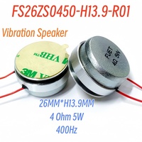 Haut-parleur vibrant 26MM 4Ohm 5W à aimants néodyme, transducteur excitateur de massage à tête de haut-parleur à résonance
