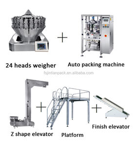 เครื่องบรรจุภัณฑ์อัตโนมัติสำหรับถั่วลิสง ผลไม้อบแห้ง อัลมอนด์ แบบถุงพลาสติก CE พร้อมระบบชั่งน้ำหนัก - Product Image 2