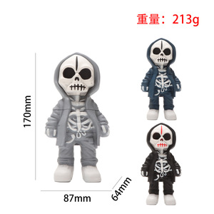 Broyeur à herbes en forme de crâne Elien pour Halloween, accessoires de fumage en gros - Product Image 6