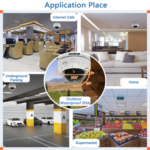 2.5 Kim Loại Đồng Phục Tốc Độ 355 Độ 2MP HD 1080P 4X Zoom PTZ Dome Poe Máy Ảnh - Product Image 4