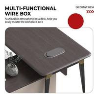 Ensemble table et chaise de bureau, bureau de direction, table de direction, bureau de direction, table de bureau moderne, escritorio oficina