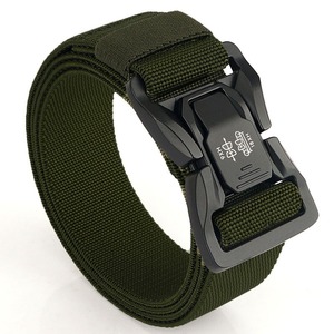 Ceinture tactique <span class=keywords><strong>à</strong></span> boucle en plastique pour hommes Ceinture élastique en nylon tissé Ceinture sport décontractée en tissu <span class=keywords><strong>à</strong></span> dégagement rapide - Product Image 6