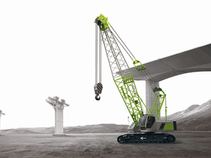 Promotion limitée dans le temps 55ton Crawler Crane ZCC850H <span class=keywords><strong>avec</strong></span> 52m de longueur de flèche principale 17.5ton <span class=keywords><strong>Contrepoids</strong></span> Rencontre <span class=keywords><strong>avec</strong></span> China III Emission - Product Image 3