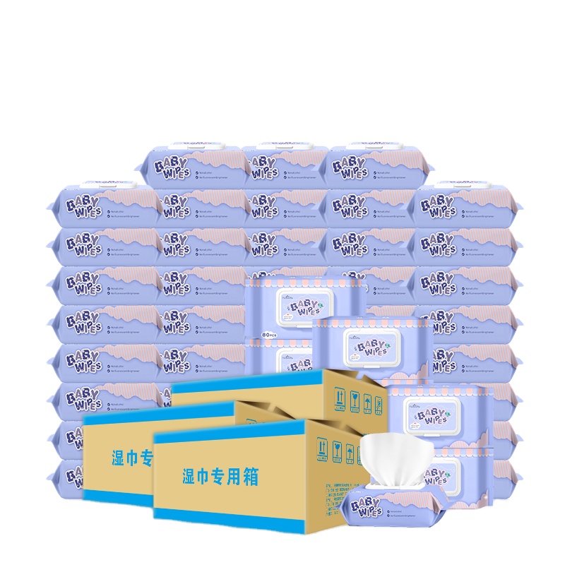 80 листов в упаковке, детские салфетки, цена, детские салфетки, поставщик ручных влажных салфеток