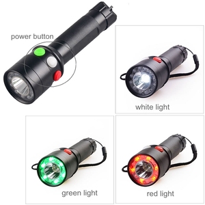 Nouvelle lampe <span class=keywords><strong>pilote</strong></span> de signalisation tricolore d'urgence à lumière forte <span class=keywords><strong>Super</strong></span> lumineuse aimant ferroviaire torche LED Rechargeable lampe de poche tactique - Product Image 5