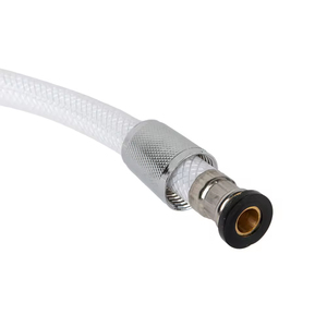 Manguera de Ducha de PVC de Alta Calidad, Color Blanco, Resistente a la Oxidación, con Conector de Latón, Flexible y Duradera, para Ducha de Mano - Product Image 4