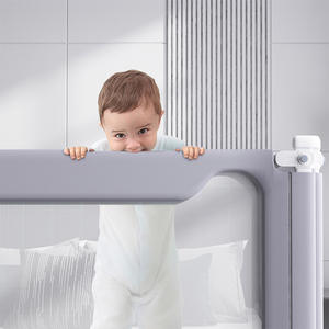 Regolabile singolo lato verticale orecchio di gatto copertura in tessuto Anti-caduta del letto Guardrail per bambini di sicurezza gatto orecchio tessuto Guardrail per - Product Image 3