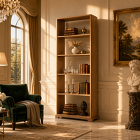 Meubles de décoration élégants, modulaires, multifonctionnels, multi-niveaux, en bois massif, étagères ouvertes pour villa, hôtel, salon