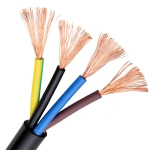 Cable de alimentación de cable eléctrico Flexible 4 núcleos H05vk <span class=keywords><strong>H07vk</strong></span> H03vvf H05vvf 3x1,5 Mm2 Cable flexible trenzado aislado de cobre Pvc 3 - Product Image 1