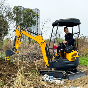 Free Shipping 1.8ton Digger CE EPA Engine Agriculture <b>Mini</b> Bagger Hydraulic Excavators Machine New for Sale Excavator - Product Image 2
