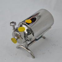 Pompe centrifuge sanitaire en acier inoxydable de qualité alimentaire pour le transfert de liquides, boissons, vin, alcool, lait