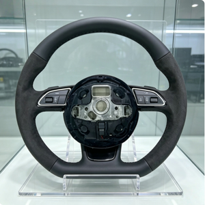 Vente directe d'usine pour volant de voiture en cuir <span class=keywords><strong>Audi</strong></span> R8 TT Mk2 Mk3 B8 B9 RS <span class=keywords><strong>TTS</strong></span> TTRs RS3 RS6 RS4 RS5 RS7 A3 D3 A4 A5 - Product Image 2