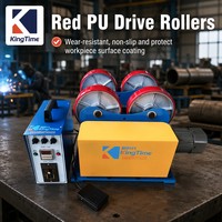 Soporte de Rodillos Ajustable para Tuberías, de Acero Resistente, con Altura Ajustable, para Soldadura, Taller Industrial, Construcción de Tuberías
