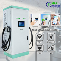 Station de recharge rapide pour véhicules électriques MAXPOWER OEM ODM commerciale OCPP 180 kW CHAdeMO DC avec double connecteur IP54