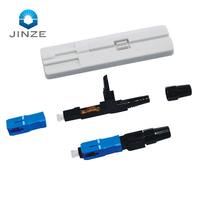 New Type Quick Assembly Single Mode Fiber Connectors Fiber Optic Fast Connector SC APC UPC Optical Fiber for Ftth