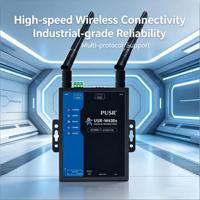 Yunifai RS232 RS485 Dual Serial Port Server WiFi Ethernet Converter MQTT Industrial IoT Gateway