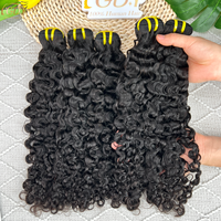 Extensions de Cheveux Bouclés Birmans en Gros, 100% Cheveux Humains Vierges, Prix de Gros, Fournisseur de Cheveux Humains Bruts Vietnamiens
