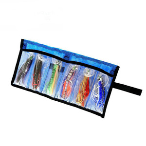 16cm 25cm 30cm curricán señuelo goma calamar faldas pulpo mar pesca anzuelo arrastre suave cebo de pesca agua salada atún Marlin <span class=keywords><strong>Mahi</strong></span> - Product Image 4
