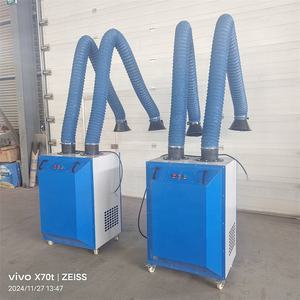 Purificateur de fumée de soudage à double bras de haute qualité CE usine deux garanties dépoussiéreur de fumée de soudage - Product Image 2