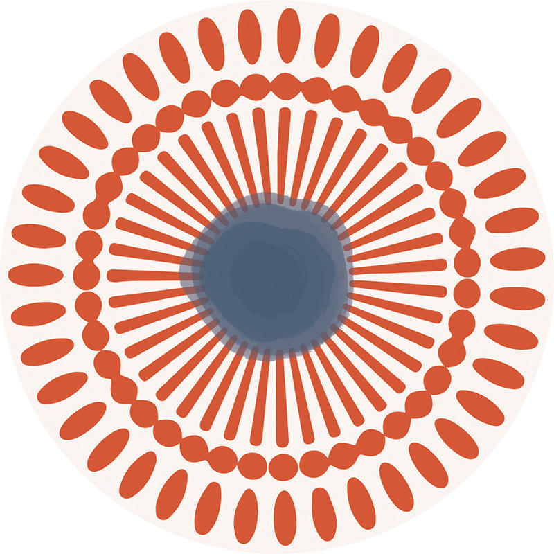 ที่รองแก้วแบบไม่ต้องล้าง - Tranquil