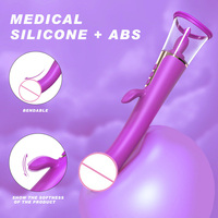 Klitoris-Saugvibrator mit 9 Vibrations- und 9 Saugmodi USB-Aufladbar IPX7 Wasserdicht für Klitorale und G-Punkt-Stimulation