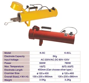 2023 year hot selling china supplier K-5C 5CL 5kg ELECTRODE OVEN HOT BOX STICK ARC ROD DRYING QUIVER WELDING HEATER