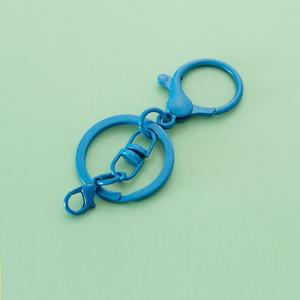 Ventes directes du fabricant Porte-clés en métal peint coloré Porte-clés pendentif pour bijoux de bricolage - Product Image 5