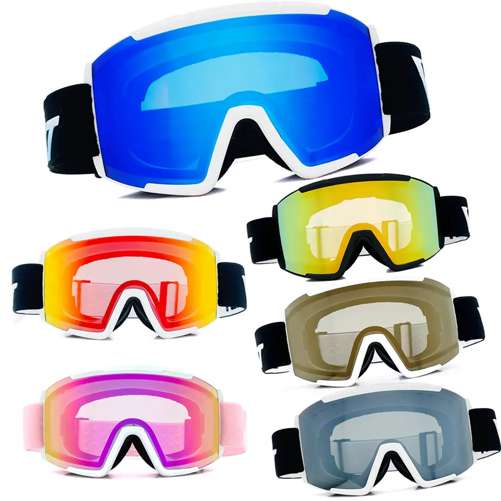 Óculos de proteção para uso em snowboard, óculos antiembaçantes para homens, mulheres e adolescentes, óculos de neve UV antiembaçantes personalizados para uso em snowboard, óculos de proteção para o ar livre, óculos de proteção para o céu e o mar