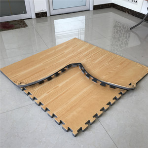Tapis de puzzle EVA motif grain de bois 2.5cm 3cm épaissir Taekwondo Sanda Wushu tapis antidérapant tapis <span class=keywords><strong>d</strong></span>'<span class=keywords><strong>arts</strong></span> <span class=keywords><strong>martiaux</strong></span> pour l'entraînement de boxe - Product Image 2