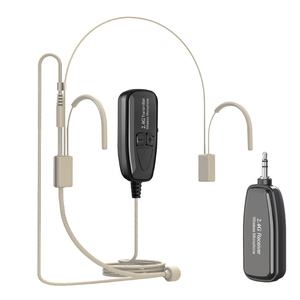 Micrófono binaural Mini tono piel, <span class=keywords><strong>invisible</strong></span>, adecuado para enseñanza, cantar, 2,4g, inalámbrico - Product Image 1