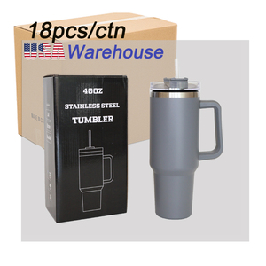 USA Warehouse Hot Sales 40oz Stainless Steel Vacuum <b>Insulated</b> Tumbler Leopard Print Car <b>Cup</b> Handle Lid Leak-Proof BPA Free LED - Product Image 5