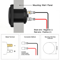 Chargeur de voiture USB Type C étanche 5V 4.8A avec double prise USB intégrée (USB-A et Type C)
