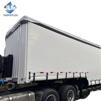 Bâche latérale en PVC robuste Hubei Jinlong, imperméable et anti-déchirure, pour camions et semi-remorques