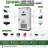 Batterie au lithium solaire tout-en-un HJ Pays-Bas 261 kWh, 8000 cycles, haute tension, pour applications commerciales et industrielles