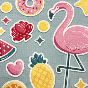 Vô Tích Ivy Dệt Tùy Chỉnh Thăng Hoa In Microfibre Sợi Nhỏ Waffle Golf Khăn Biểu Tượng Tùy Chỉnh - Product Image 2