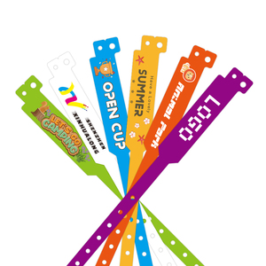 Pulseras de PVC Plástico Impermeables con Impresión de Imitación Antigua Zichuan, Personalizadas OEM, para Eventos, Fiestas, Conciertos - Identificación - Product Image 5
