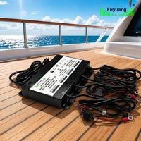 Chargeur de batterie Li-ion LiFePO4 indépendant 4 canaux Fuyuan Multi-Bank 12V-84V 5A 10A 20A 1000W, chargeur intelligent pour bateau marin