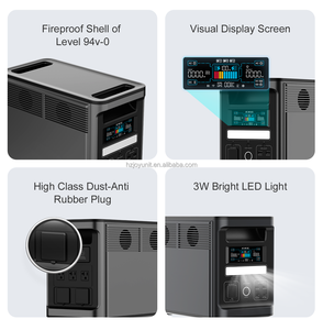 Nhà năng lượng lưu trữ 1800W LiFePO4 pin năng lượng mặt trời sạc 1800W Trạm điện cầm tay - Product Image 2