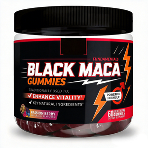 I gusti fruttati multipli personalizzati migliorano la vitalità maschile femminile aumentano il supplemento di forza gummies di maccheroni neri - Product Image 1