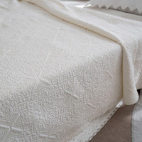 Ensemble de literie léger matelassé en microfibre 3 pièces pour chambre à coucher toutes saisons, garni de polyester