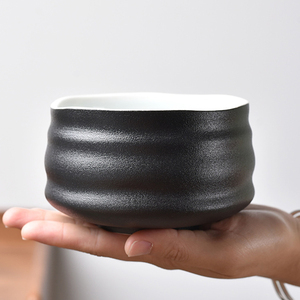 Cuenco de cerámica grande colorido para mezclar <span class=keywords><strong>té</strong></span> de servicio personalizado, cuenco <span class=keywords><strong>Matcha</strong></span> con diseño - Product Image 5