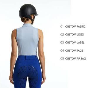 Pantalones de equitación ARLAN para mujer, de poliéster, ajustados, con asiento completo de silicona, bolsillos laterales y personalizables. - Product Image 2