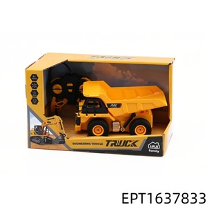 <span class=keywords><strong>Jouet</strong></span> de construction EPT RC avec batterie rechargeable 3,7 V, excavatrice, chargeuse, camion à benne basculante avec lumière LED pour garçons de 8 ans et plus - Product Image 3