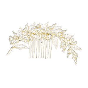 Berry Bijoux De Mariée Peigne À Cheveux Fille Cérémonie Concours De Beauté De Mariage Demoiselle D'honneur <span class=keywords><strong>Coiffe</strong></span> - Product Image 4