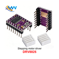 Accesorio para Impresora 3D, Controlador de Motor Paso a Paso DRV8825, Módulo de Accionamiento Ultrasilencioso StepStick Reprap