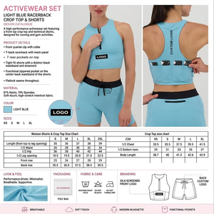 Ensembles de vêtements de <span class=keywords><strong>sport</strong></span> personnalisés pour femmes, tenue de <span class=keywords><strong>sport</strong></span> avec plusieurs poches, fermeture éclair avant, soutien-gorge de <span class=keywords><strong>sport</strong></span> court et short de course, ensembles 2 pièces - Product Image 1