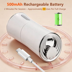 Masajeador Facial Portátil para el Cuidado de la Piel, Uso en Casa y Viajes, 3 Modos, Recargable por USB-C, Reductor de Papada, Masajeador Facial con Ventosas - Product Image 3