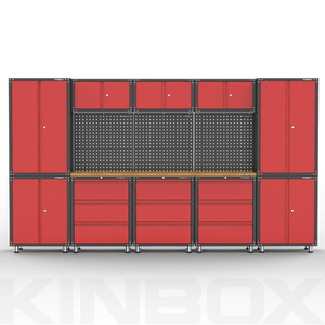 14 miếng thiết kế mới kinh tế bàn làm việc nhà để xe công cụ lưu trữ kim loại Tủ lưu trữ - Product Image 5